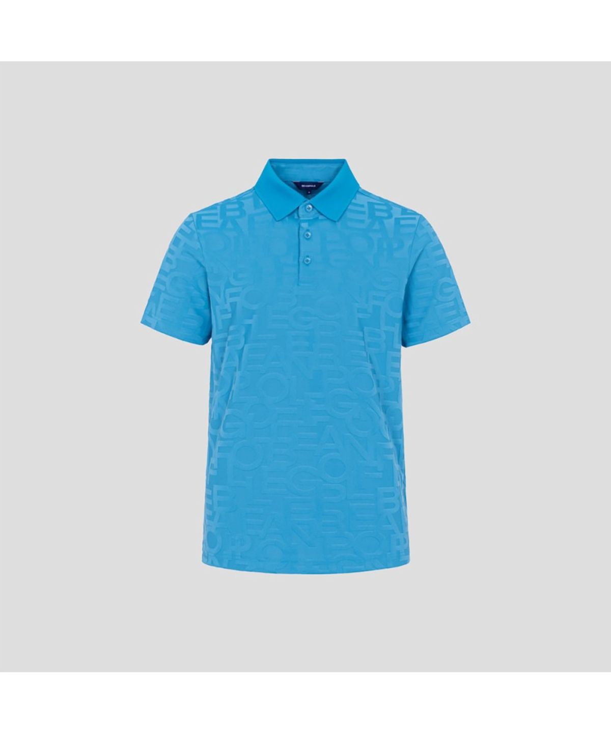 빈폴골프(BEANPOLE GOLF) 남성 자카드 반소매 칼라 티셔츠 - 스카이 블루