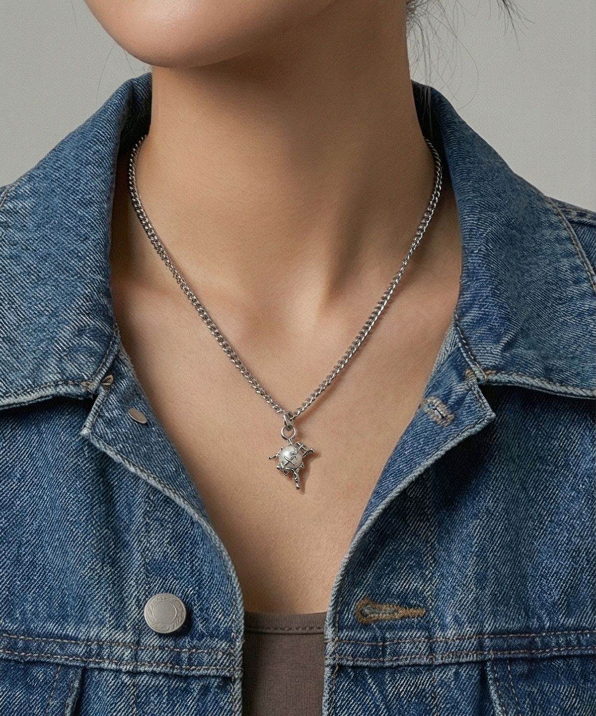 쥴리어스(JULIUS1) 2chain SET necklace JSB-538