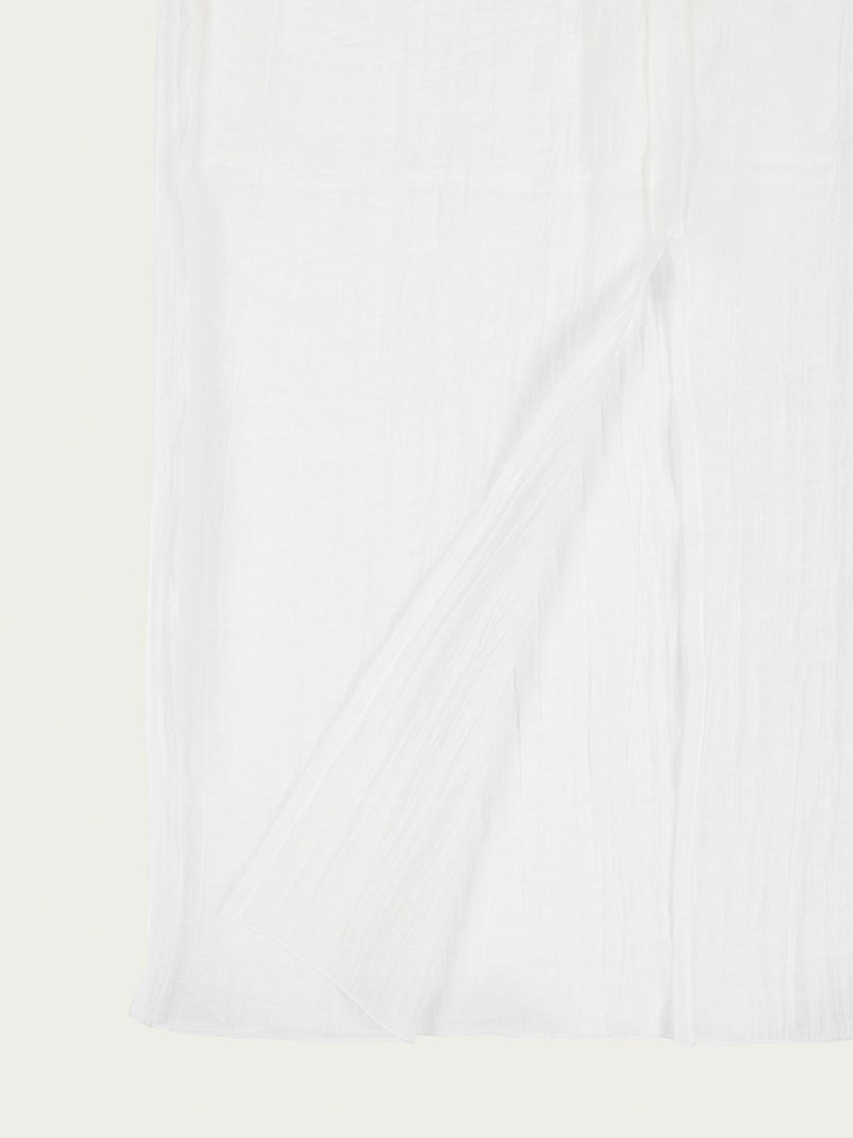 사사에오르빗(SASAEORBIT) Sheer Long Skirt White