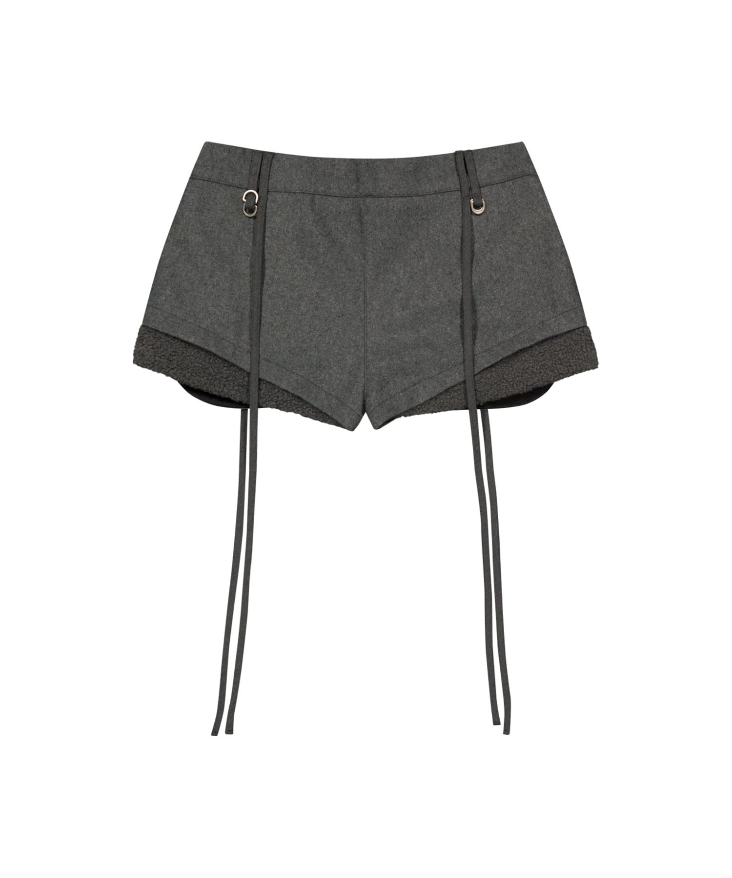 MUSINSA | OJOS Micro Wool Shorts / Grey