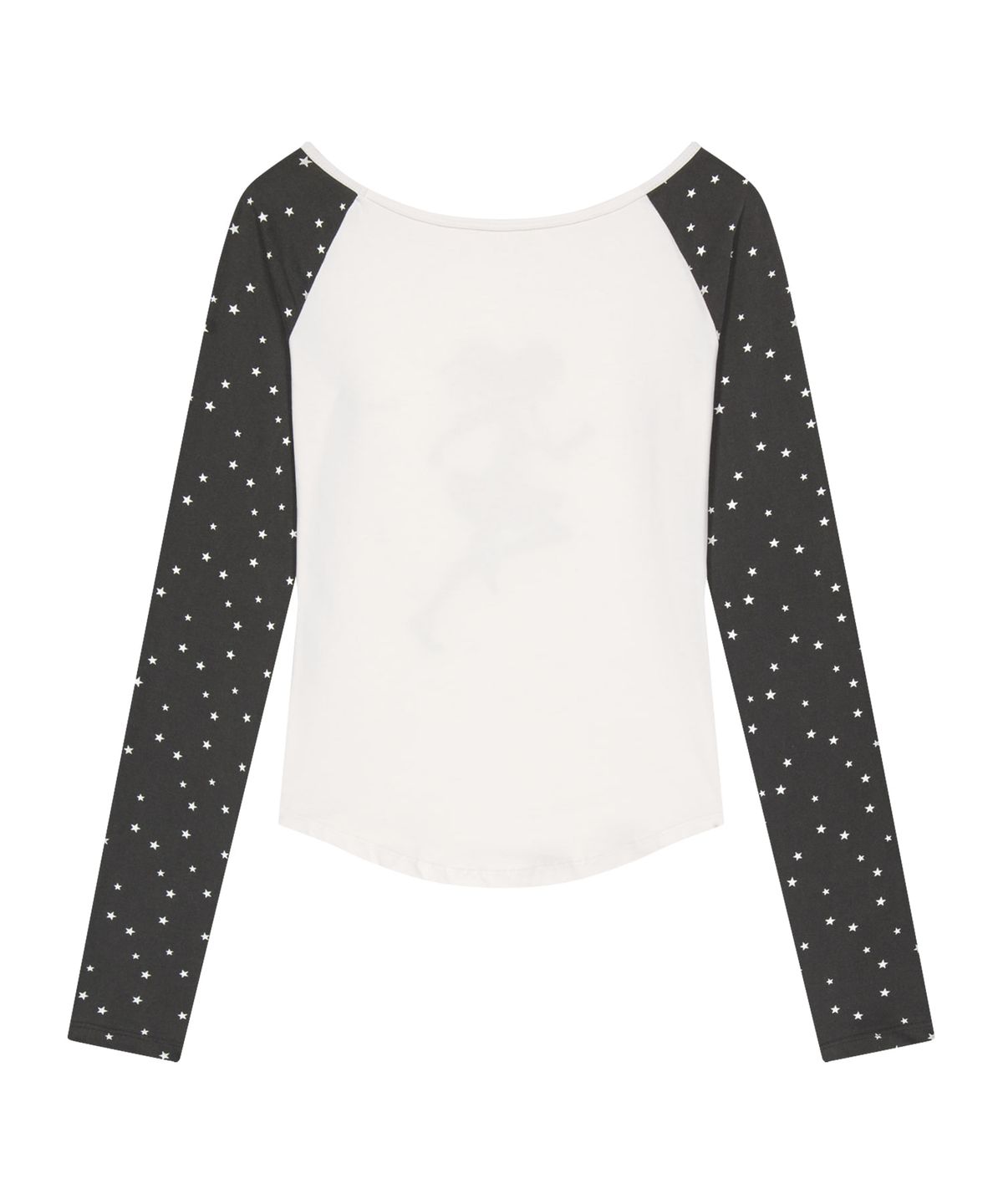 오호스(OJOS) Star Reglan Long Sleeve / Charcoal