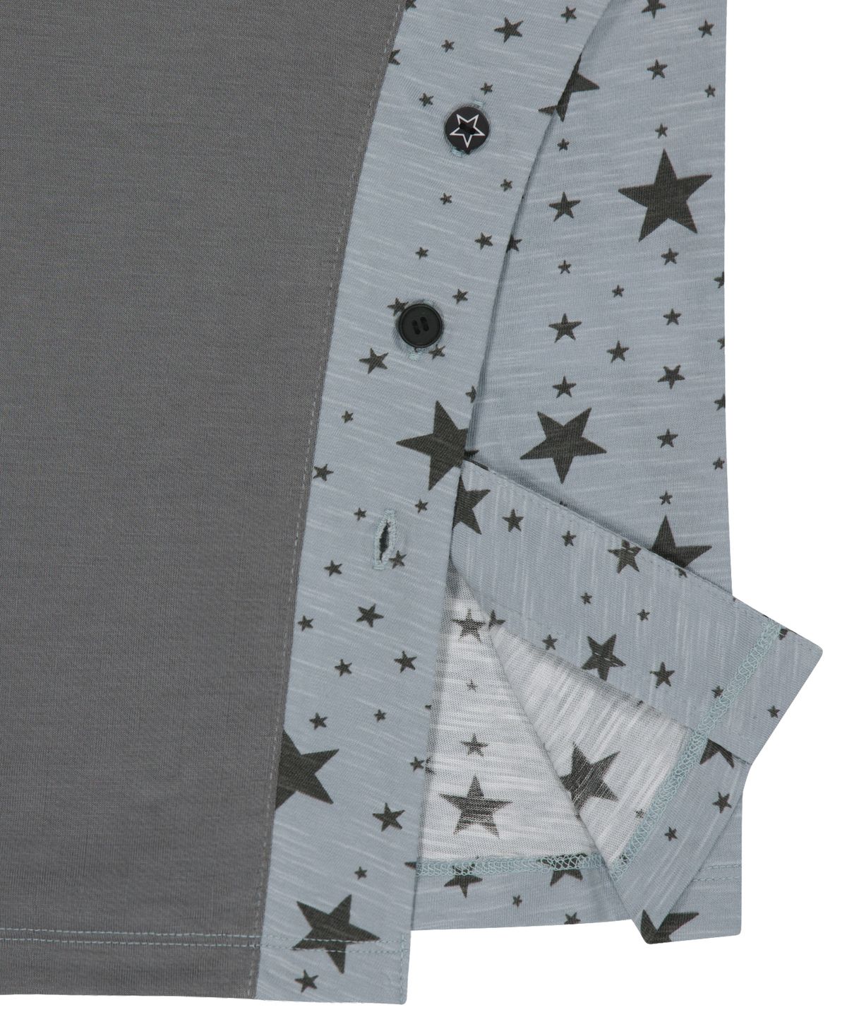 오호스(OJOS) Starcut Jersey Collar Tee / Mint Grey