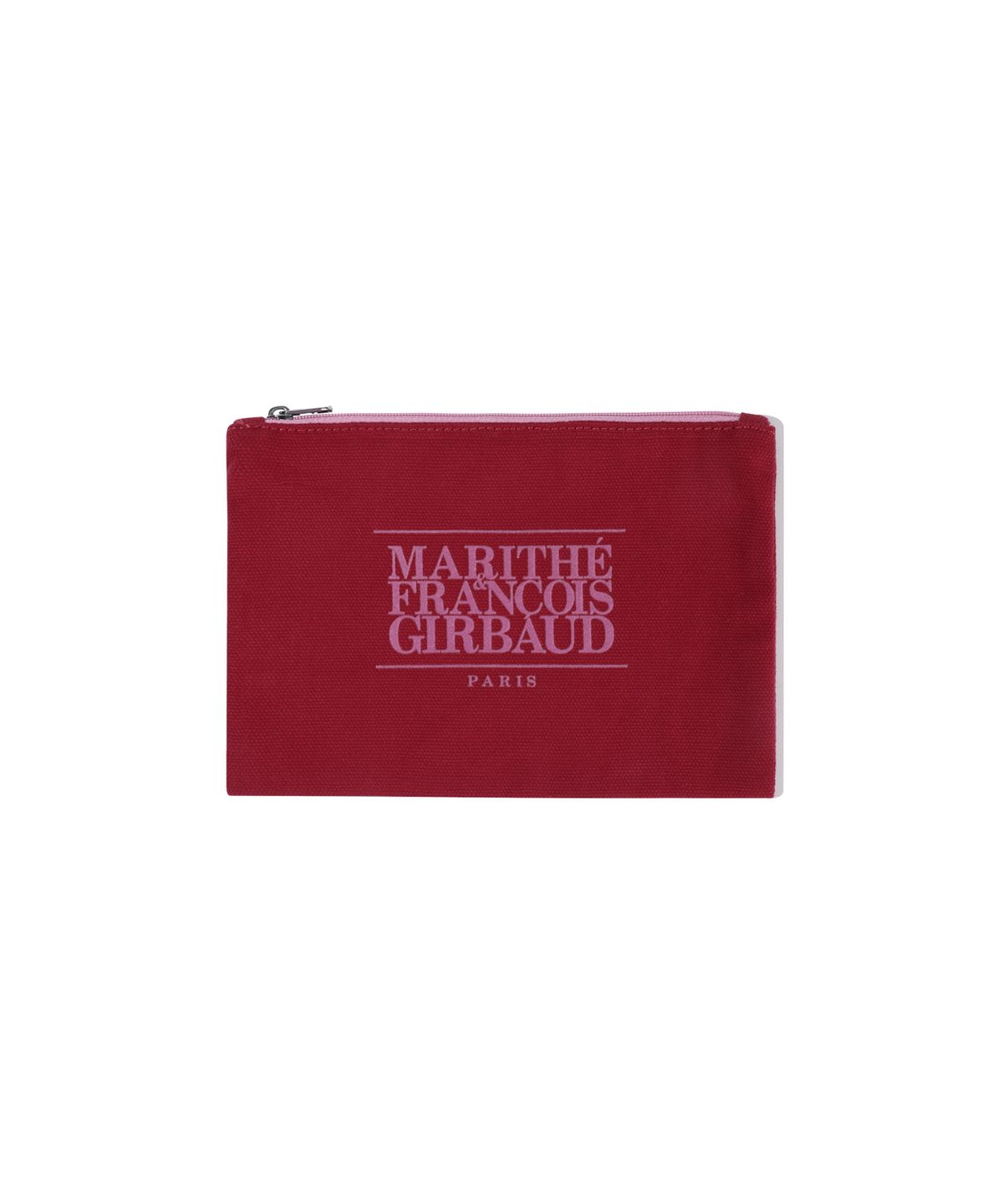 마리떼 프랑소와 저버(MARITHÉ + FRANҪOIS GIRBAUD) CLASSIC LOGO COLOR COTTON POUCH red