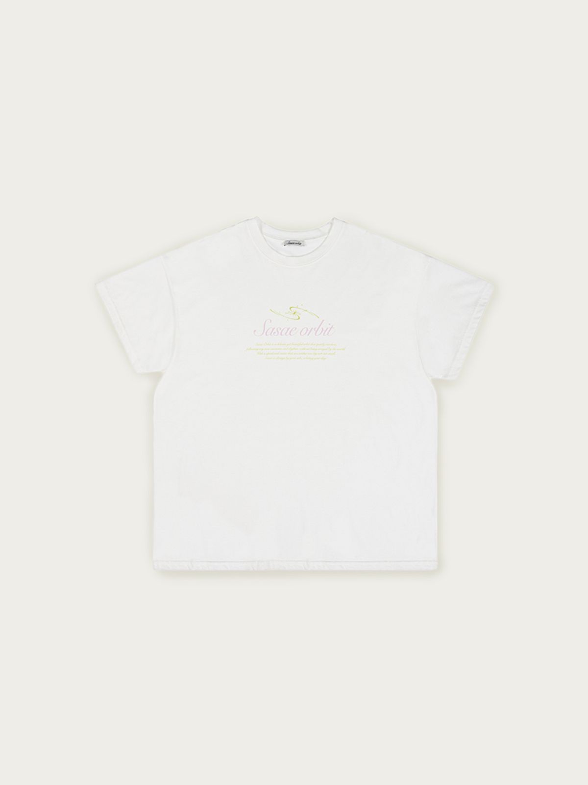 사사에오르빗(SASAEORBIT) Sasae loose T Ivory