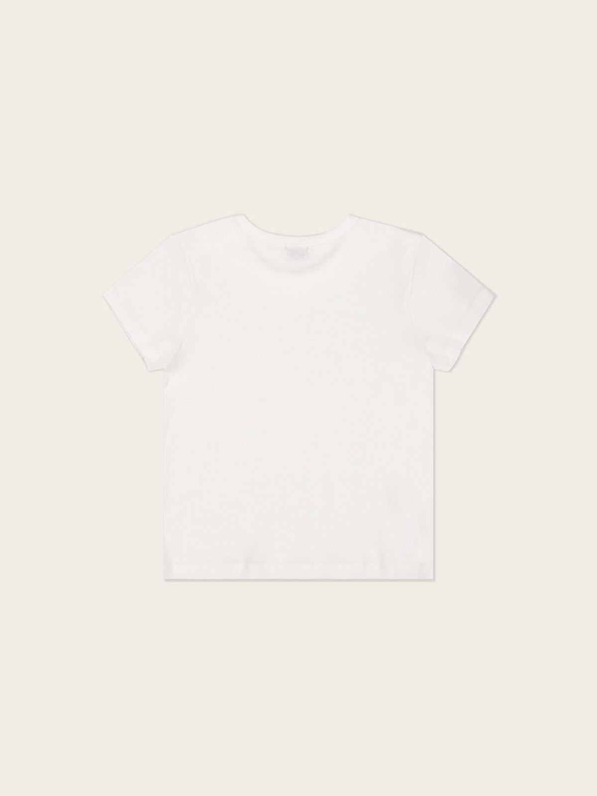 사사에오르빗(SASAEORBIT) Embro Logo T White