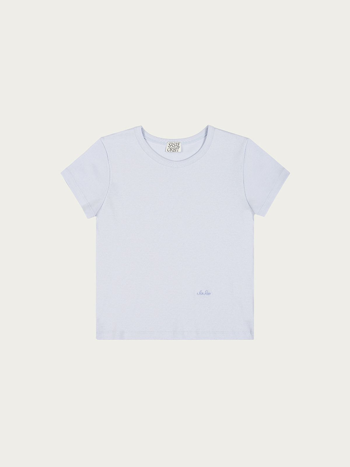 사사에오르빗(SASAEORBIT) Embro Logo T Sky Blue