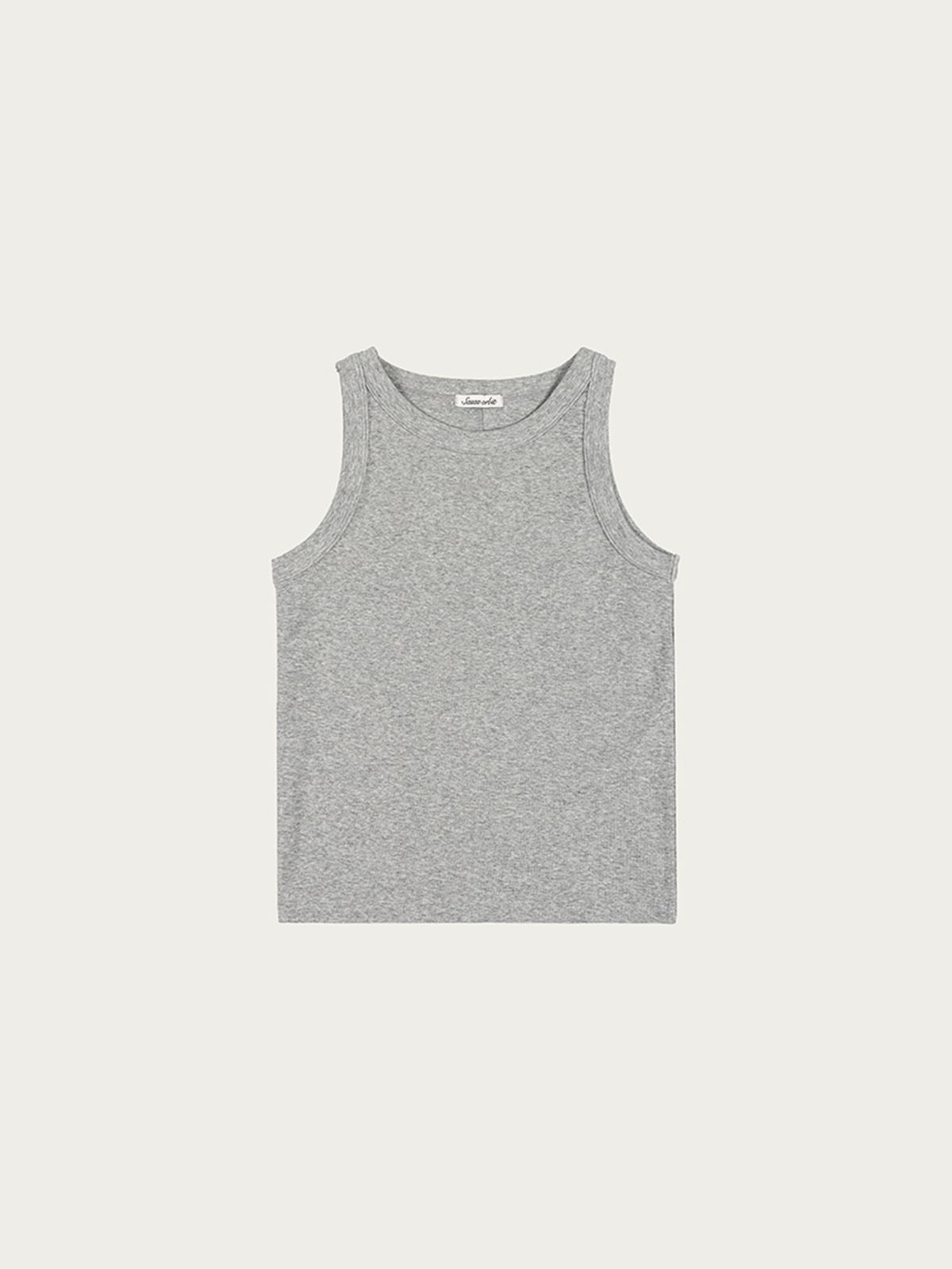 사사에오르빗(SASAEORBIT) Logo Sleeveless Gray