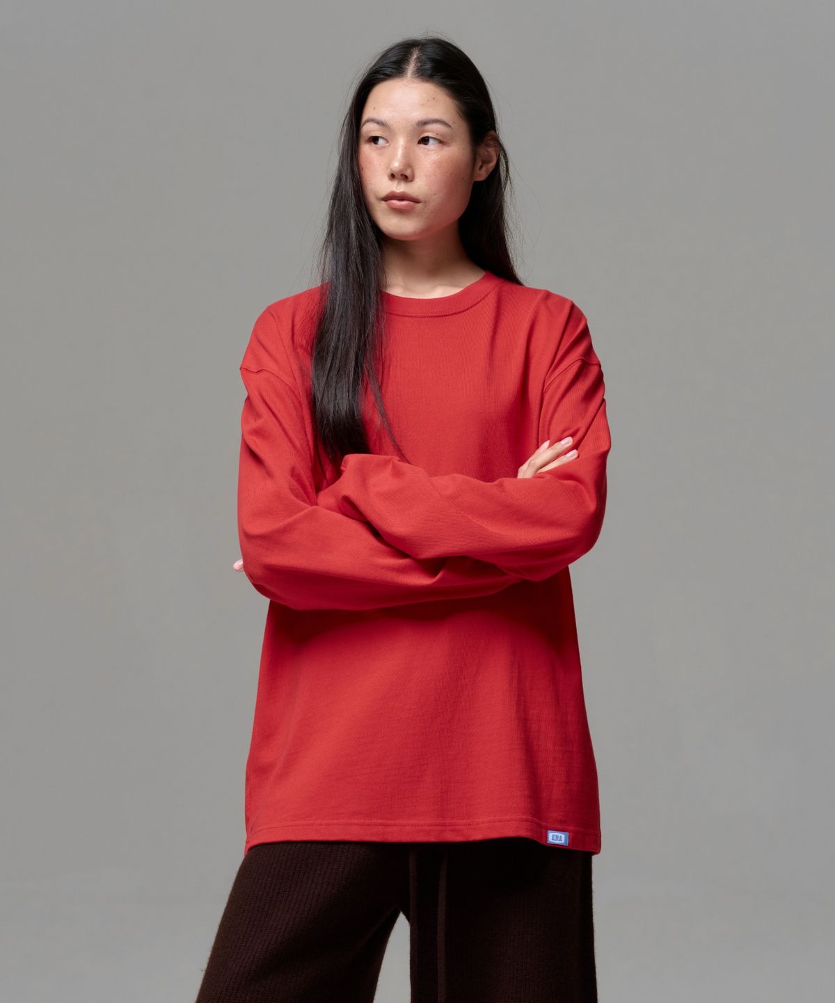 이알에이(ERA) UNISEX ERA SHOULDER LOGO T - RED