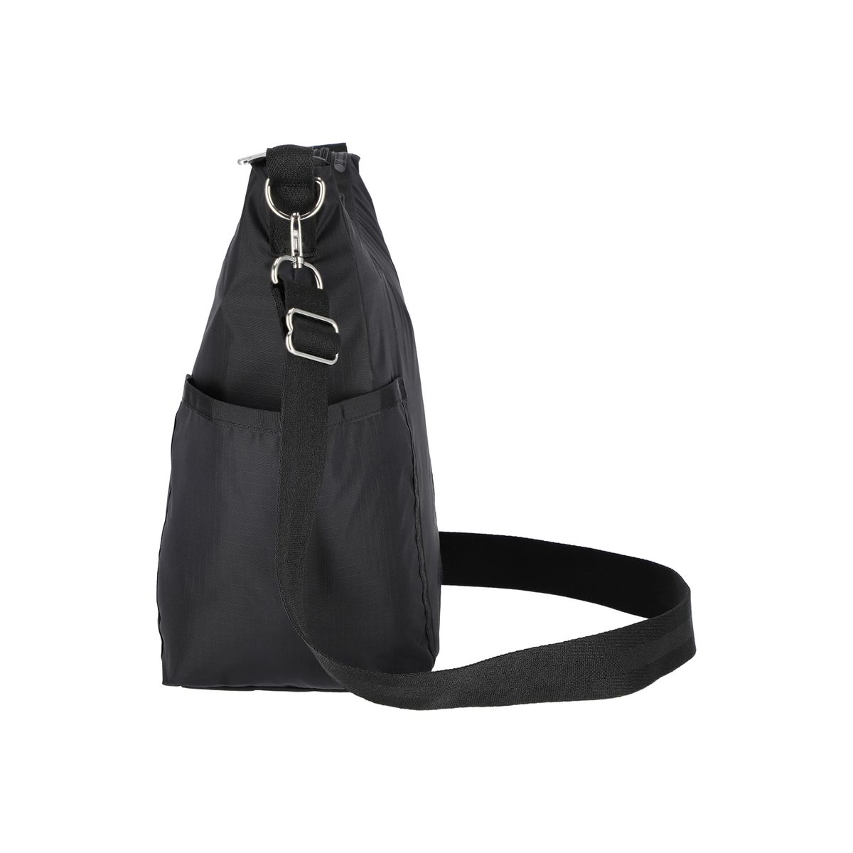 레스포색(LESPORTSAC) 클래식 리사이클드 블랙 집 버켓 숄더백