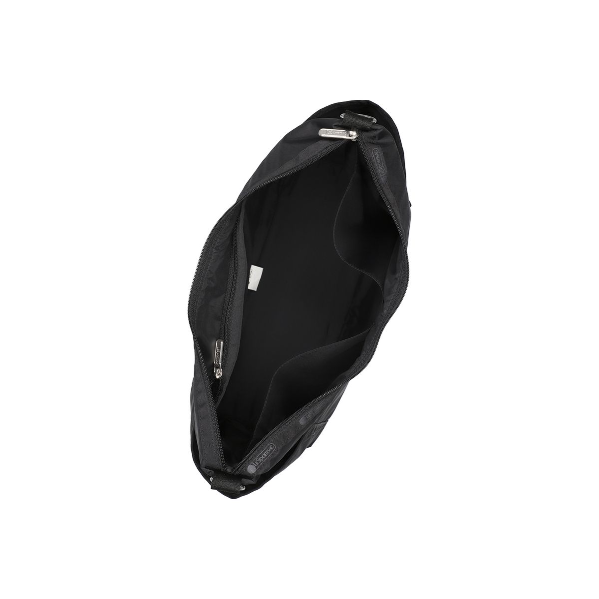 레스포색(LESPORTSAC) 클래식 리사이클드 블랙 집 버켓 숄더백