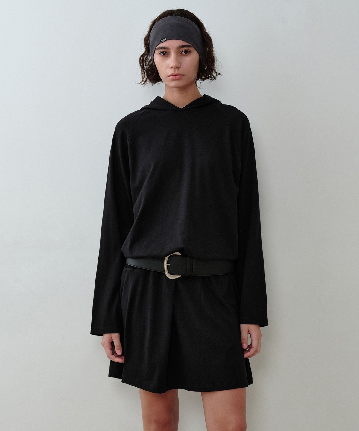 시메트릭 퍼센트(SYMMETRICPERCENT) Wide Buckle Belt / Black