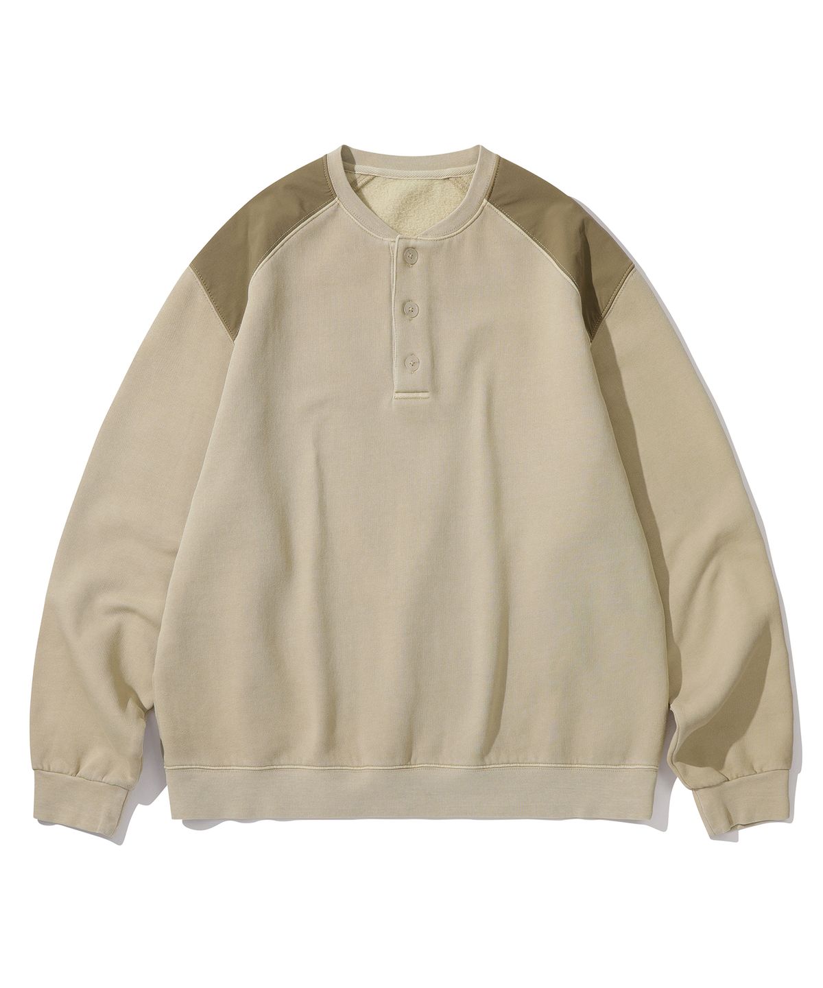 세컨모놀로그(SECONDMONO) 코만도 워시드 피그먼트 스웻셔츠 [BEIGE]_SETS041BEIGE