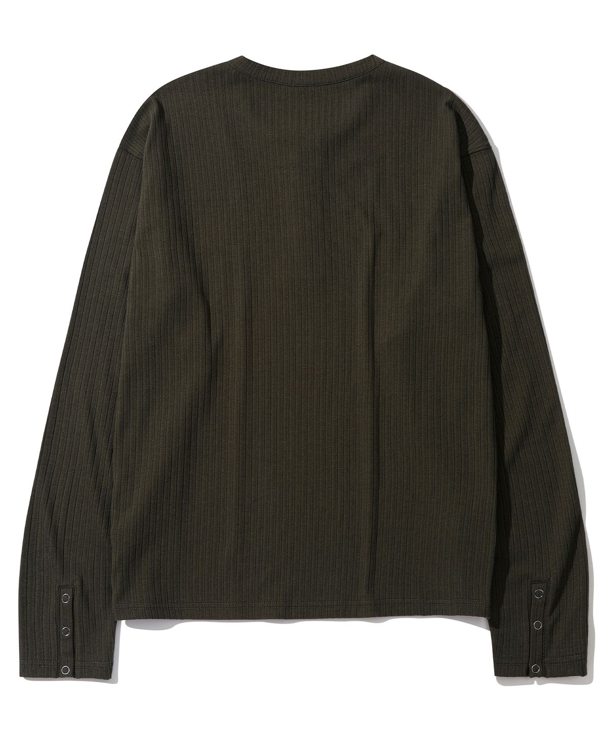 세컨모놀로그(SECONDMONO) 골지 헨리니티 롱슬리브 [KHAKI]_SETS044KHAKI
