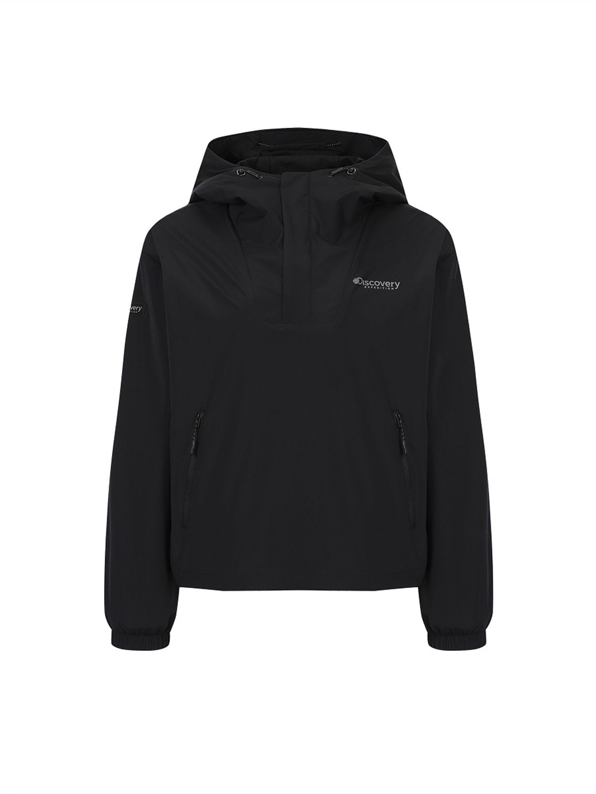 디스커버리 익스페디션(DISCOVERY EXPEDITION) 여성 메쉬기모 트레이닝 아노락 (BLACK)