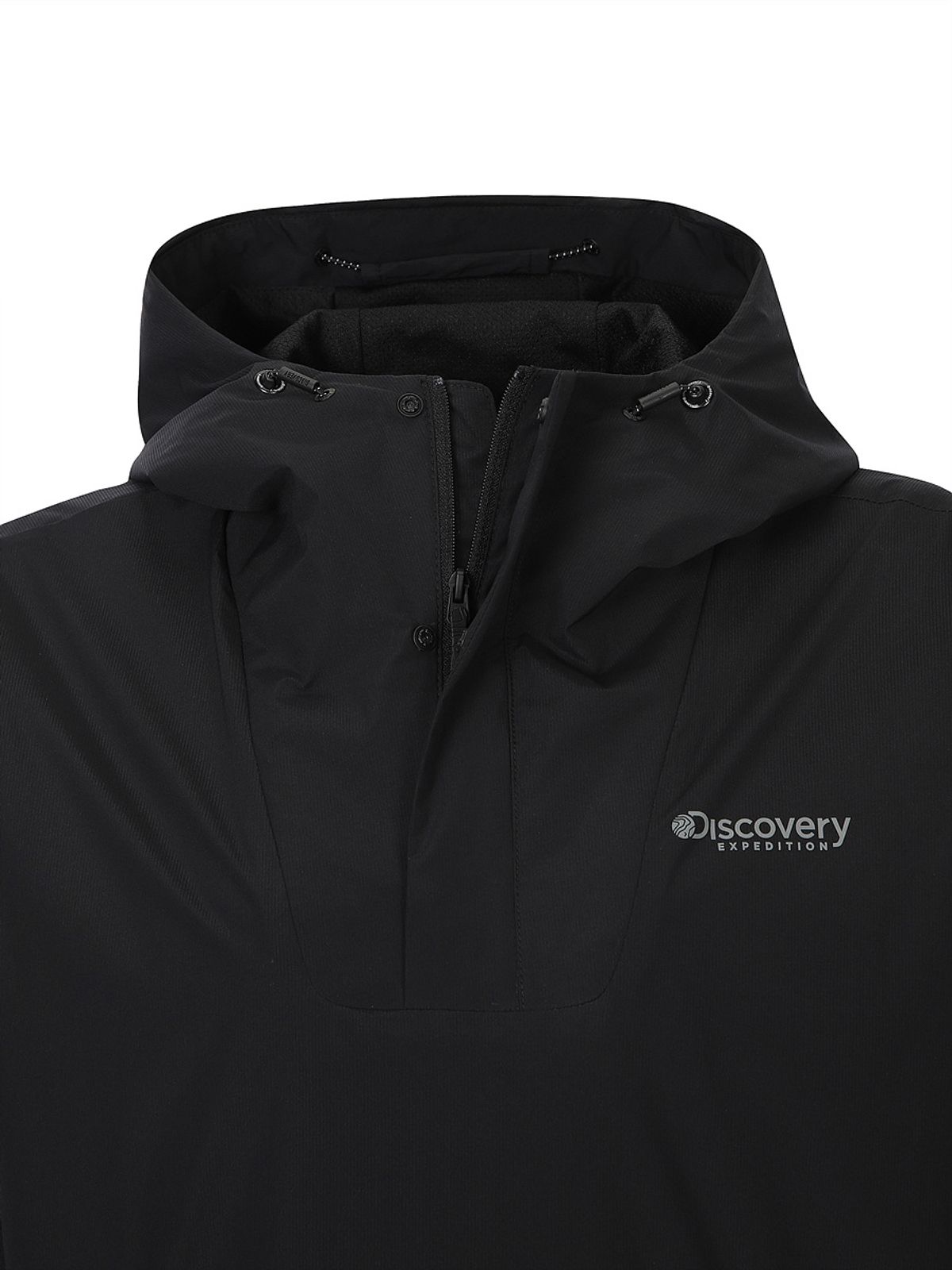 디스커버리 익스페디션(DISCOVERY EXPEDITION) 여성 메쉬기모 트레이닝 아노락 (BLACK)