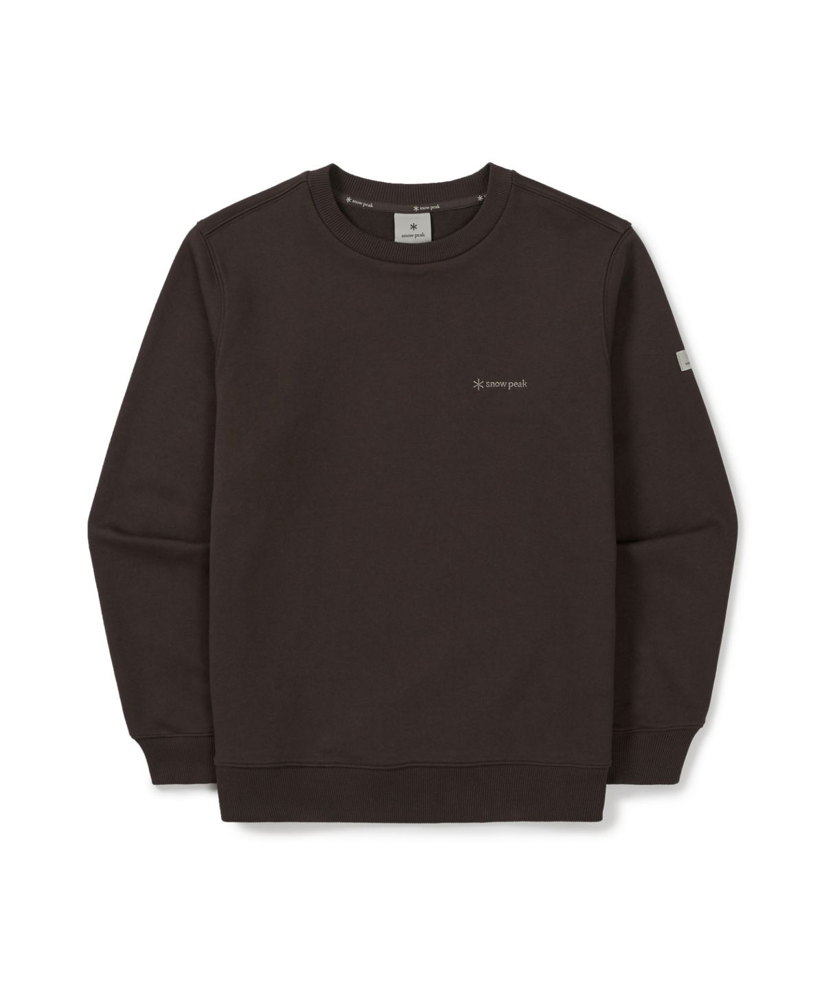 스노우피크 어패럴(SNOWPEAK APPAREL) 랜드 여성 맨투맨 (S25FWFHT61) Choco Brown