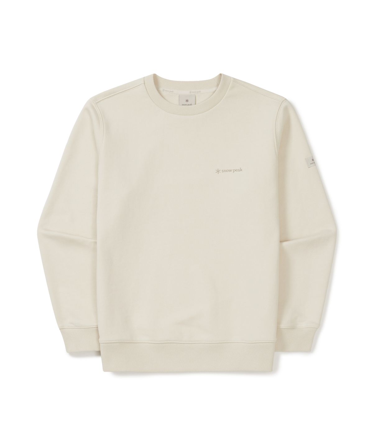 스노우피크 어패럴(SNOWPEAK APPAREL) 랜드 여성 맨투맨 (S25FWFHT61) Sand Beige