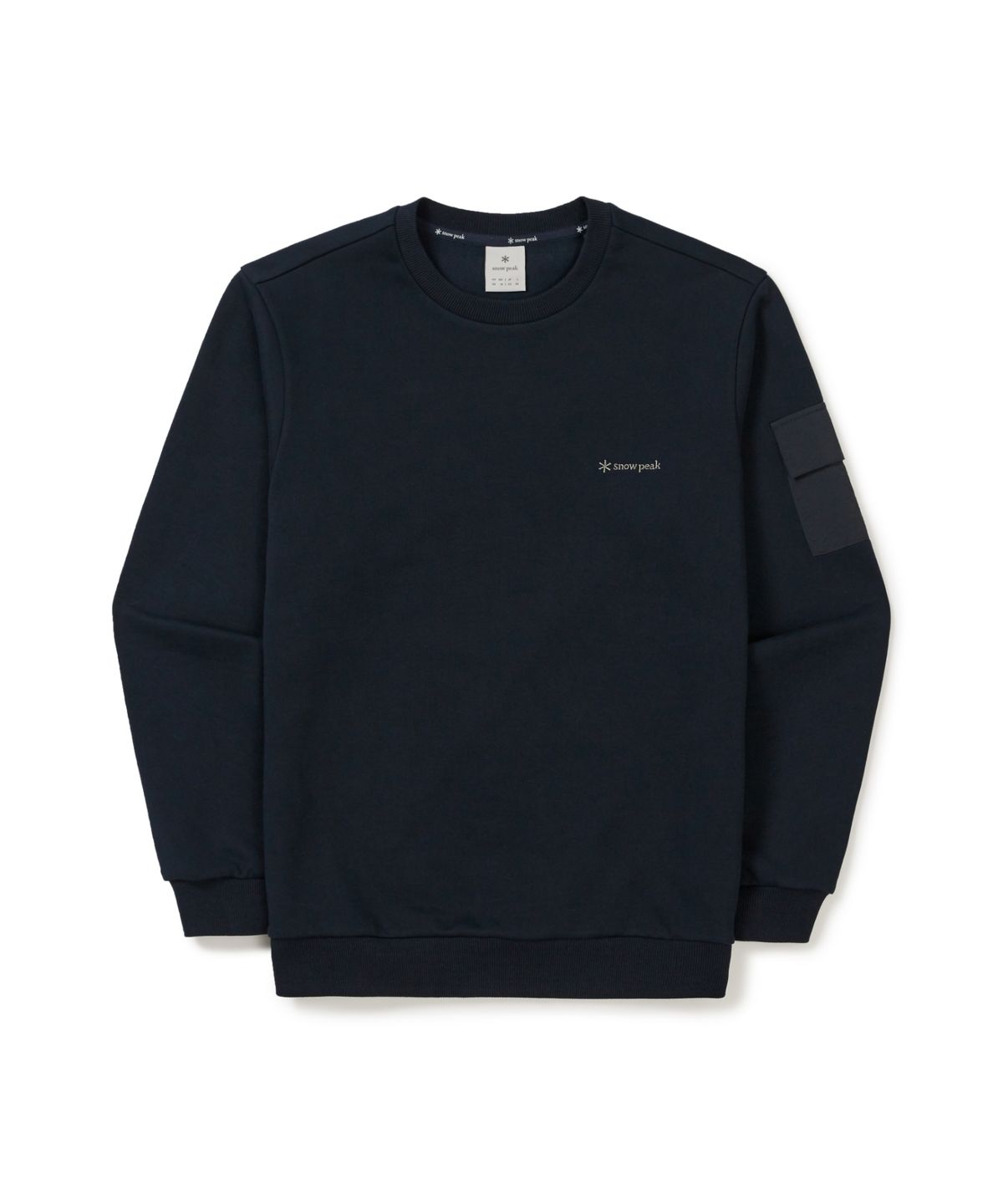 스노우피크 어패럴(SNOWPEAK APPAREL) 랜드 포켓 맨투맨 (S25FMFHT60) Dark Navy