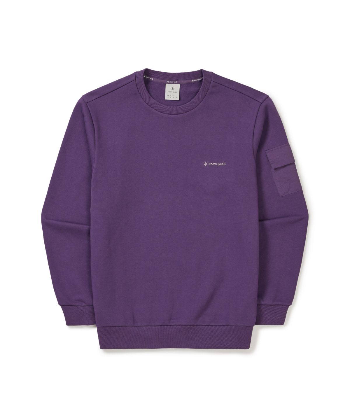 스노우피크 어패럴(SNOWPEAK APPAREL) 랜드 포켓 맨투맨 (S25FMFHT60) Violet