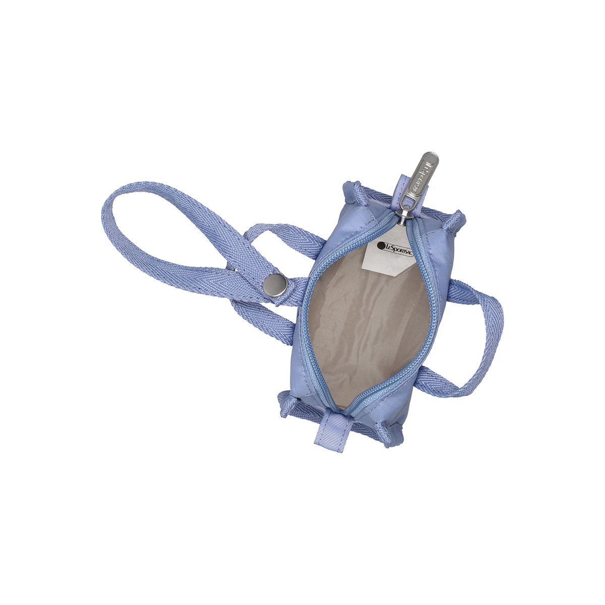 레스포색(LESPORTSAC) 클래식 슬레이트 블루 마이크로 위켄더 챰