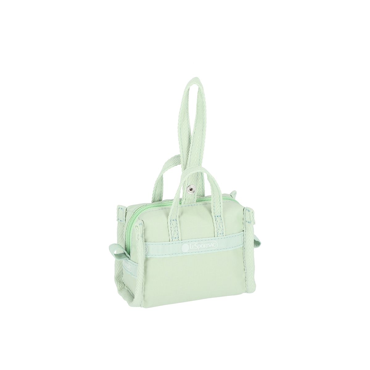 레스포색(LESPORTSAC) 클래식 프로스티 그린 마이크로 위켄더 챰