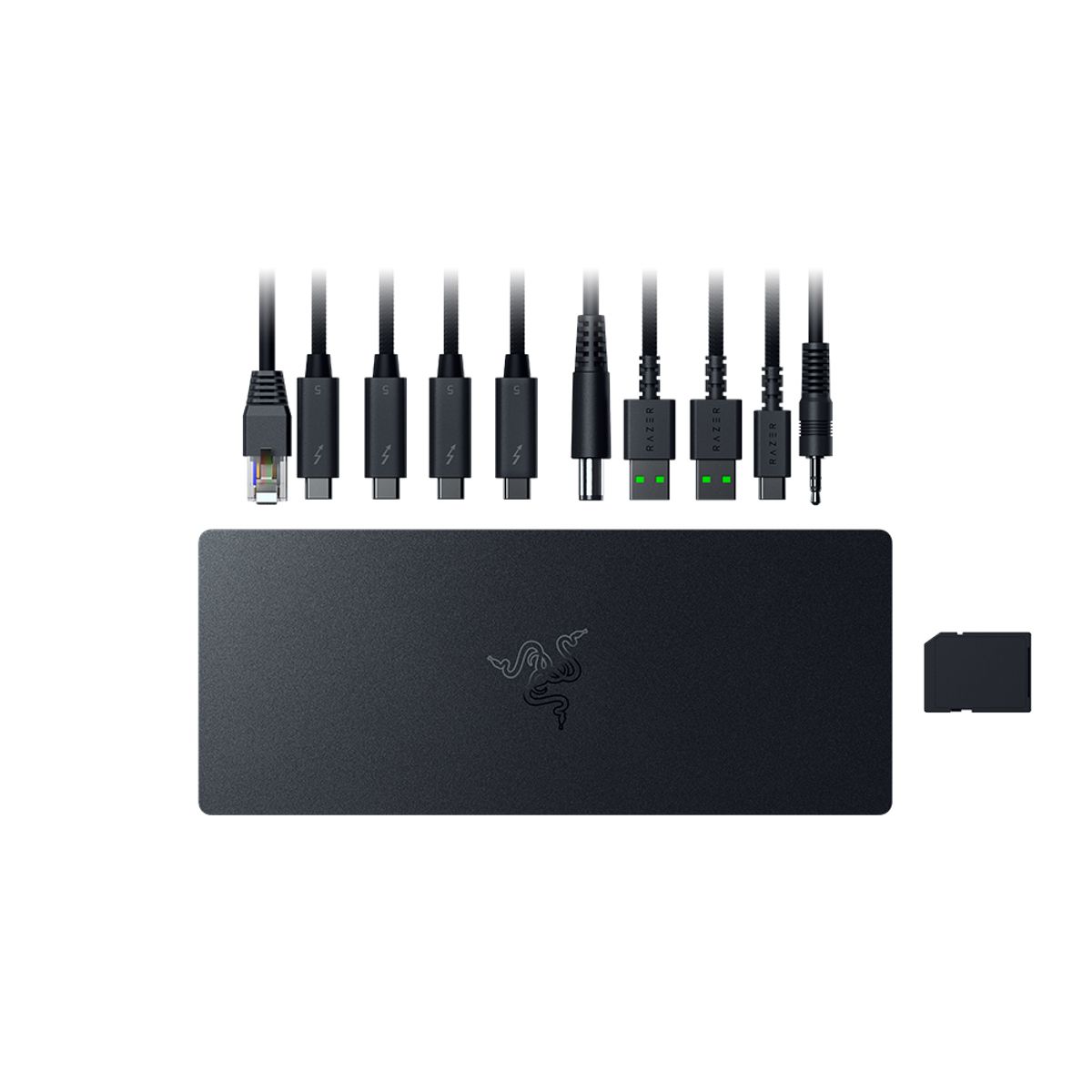 레이저(RAZER) 레이저코리아 썬더볼트5독 크로마 도킹스테이션 C타입 멀티허브 트리플모니터 M4 프로 맥북 호환