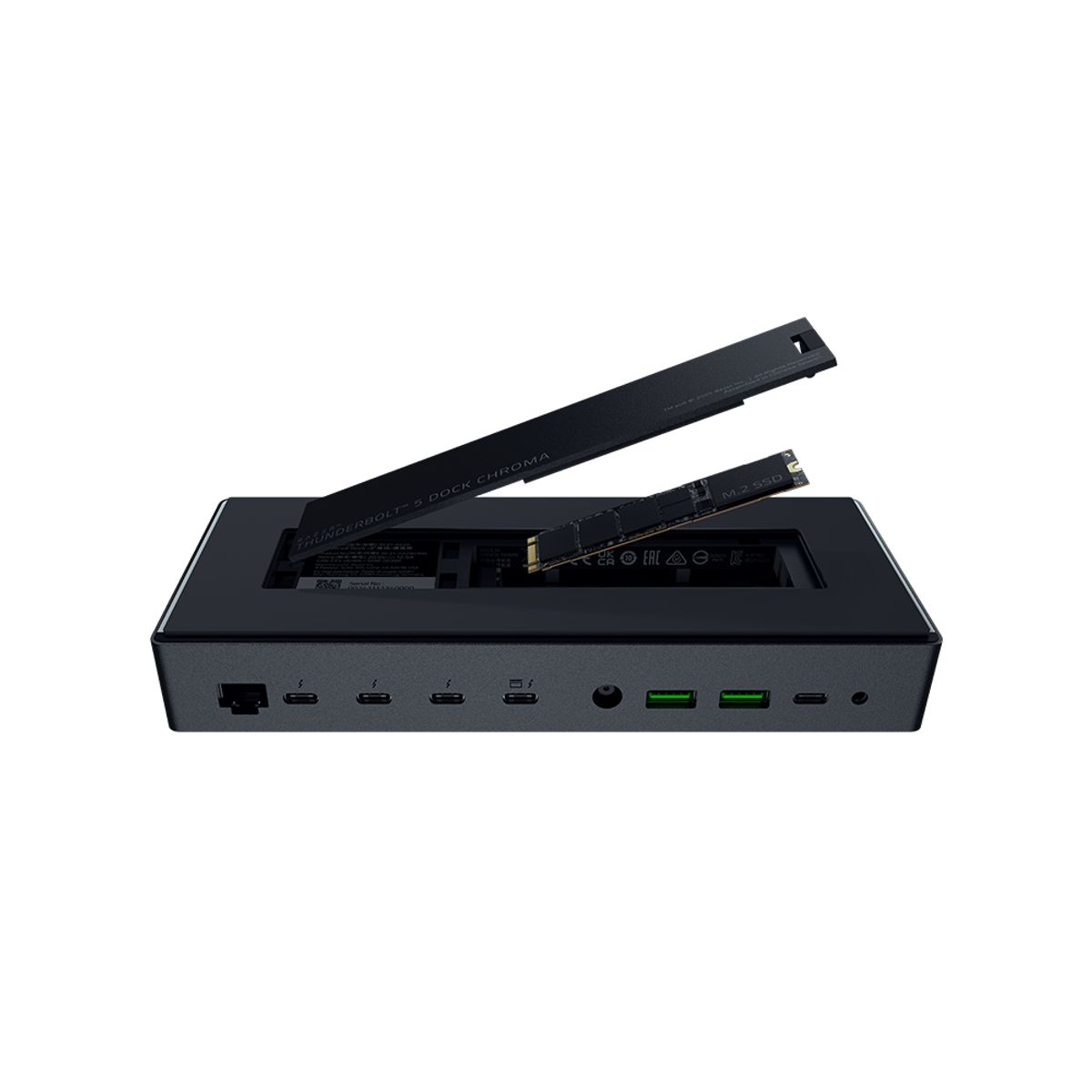 레이저(RAZER) 레이저코리아 썬더볼트5독 크로마 도킹스테이션 C타입 멀티허브 트리플모니터 M4 프로 맥북 호환