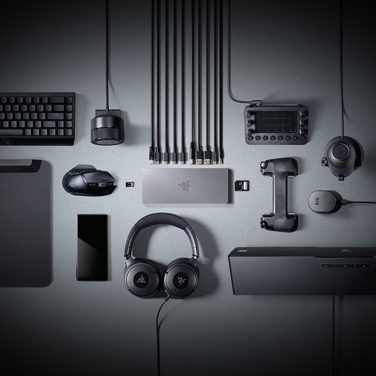 레이저(RAZER) 레이저코리아 썬더볼트5독 머큐리 도킹스테이션 C타입 멀티허브 트리플모니터 M4 프로 맥북 호환