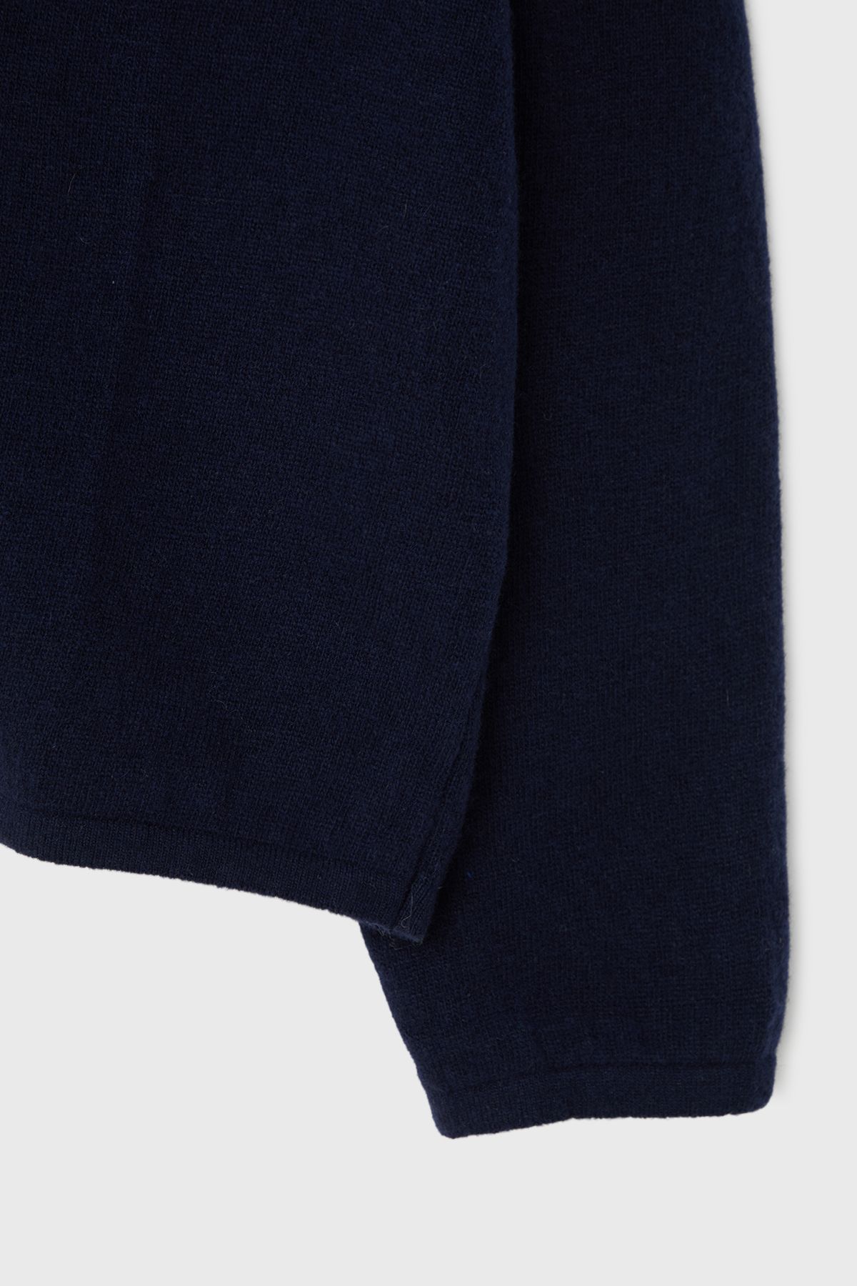 벌스데이수트(BIRTHDAYSUIT) SNAP PULLOVER KNIT (NAVY)