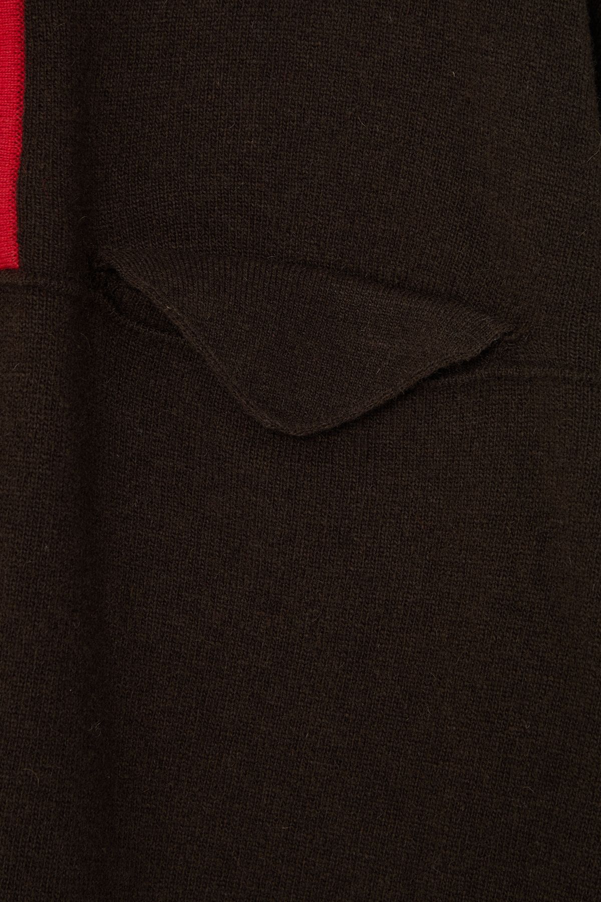 벌스데이수트(BIRTHDAYSUIT) SNAP PULLOVER KNIT (BROWN)