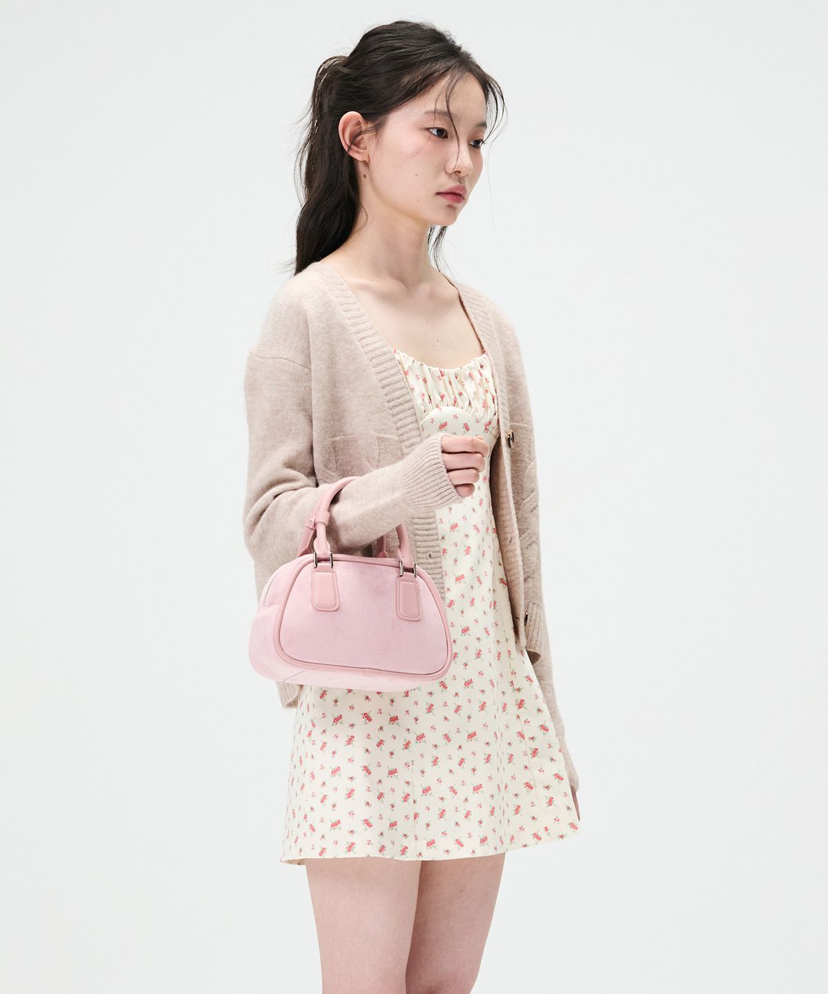 프랙탈1.4(FRACTALONEPOINTFOUR) Pond Bag [Suede Pink]