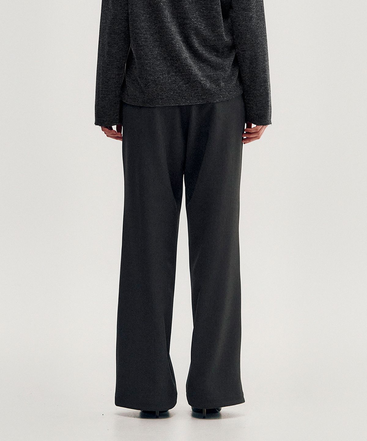 킴지수(KIMZISU) Pleated Snap Pants _ GREY