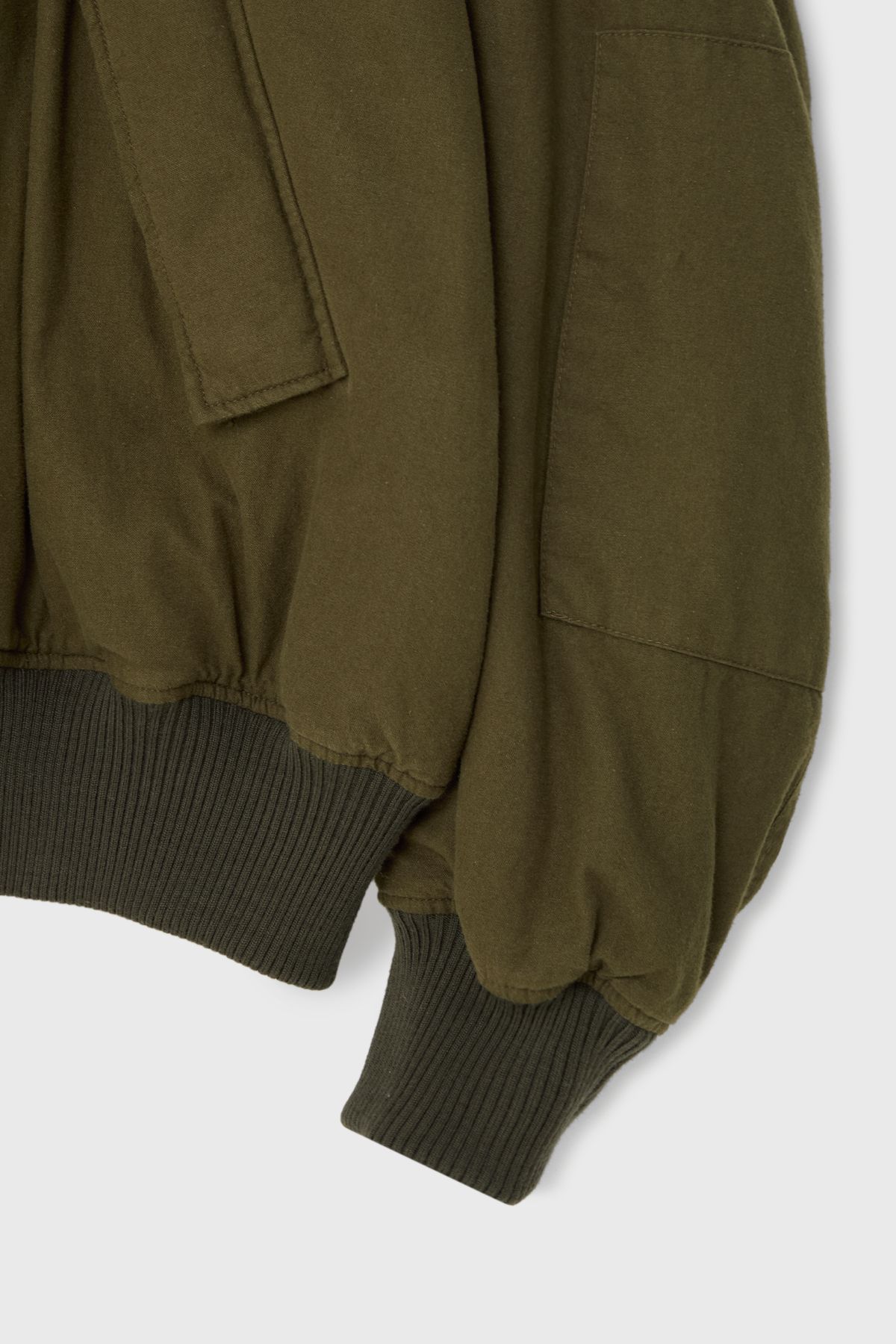 벌스데이수트(BIRTHDAYSUIT) COTTON FLANNEL TANKER JACKET (OLIVE)