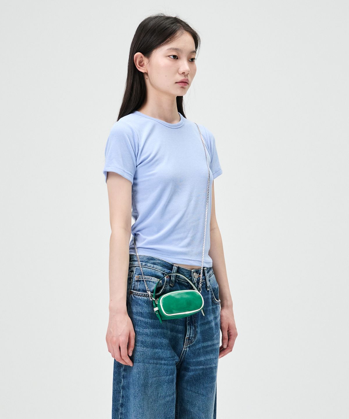 프랙탈1.4(FRACTALONEPOINTFOUR) Pebble Bag Mini [Green]