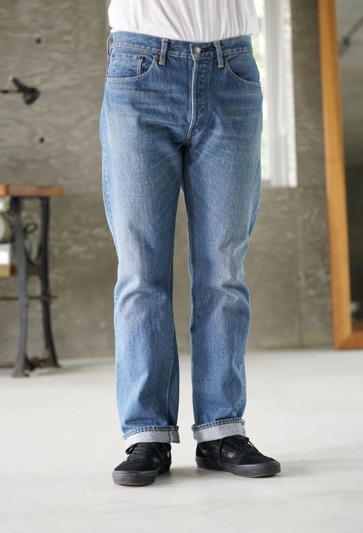 오어슬로우(ORSLOW) 105 STANDARD SELVEDGE DENIM 2YEAR WASH