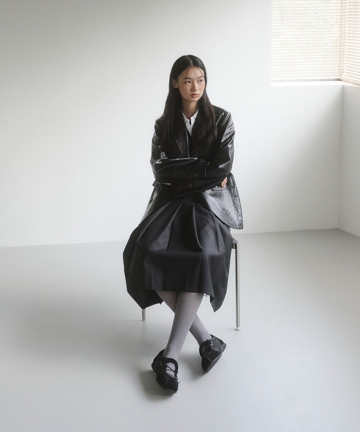 기호(KHIHO) 루피 스트링 핑킹 스니커즈 블랙