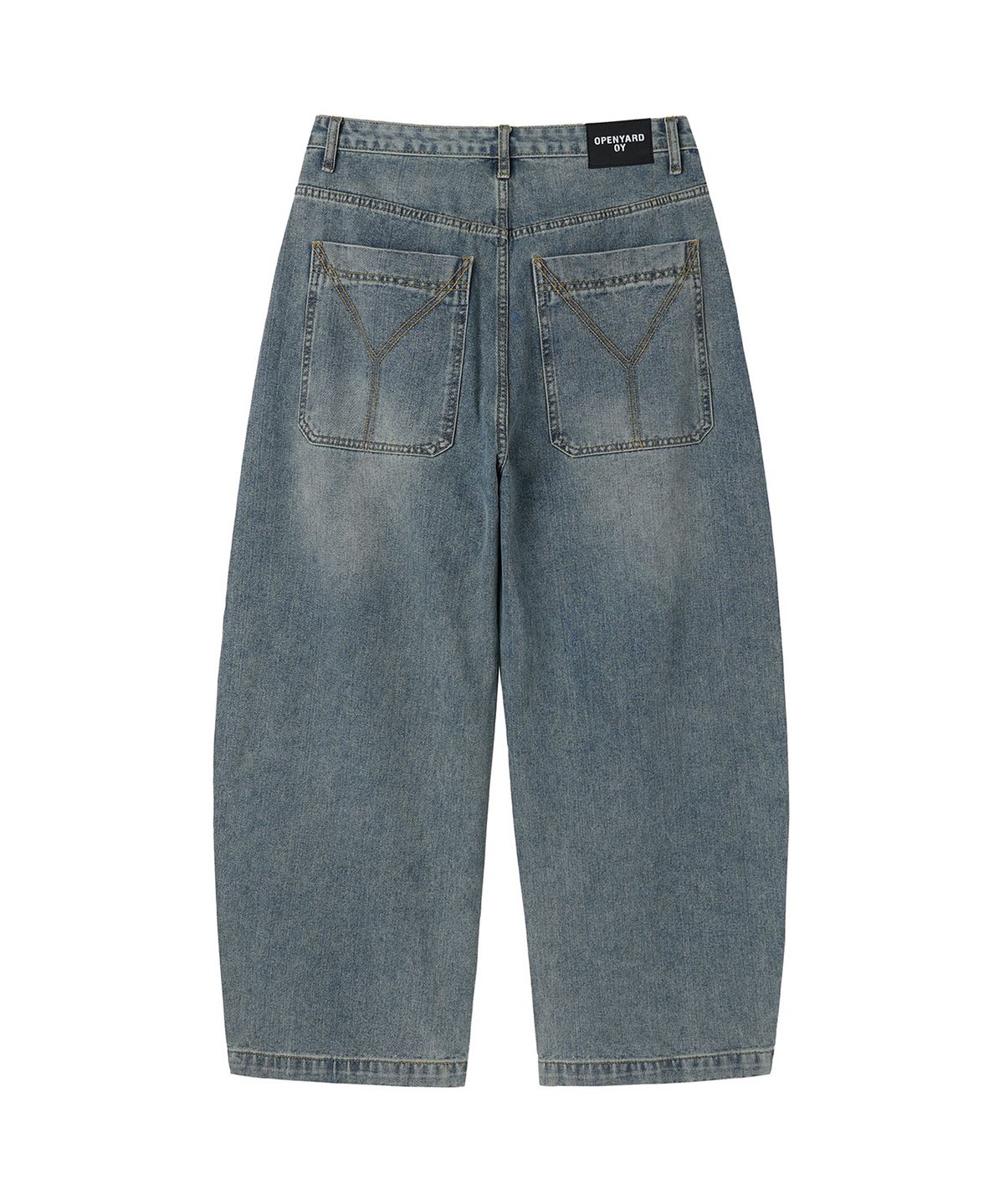 오픈야드(오와이)(OPENYARD(OY)) WIDE VOLUME PANTS - DEEP BLUE