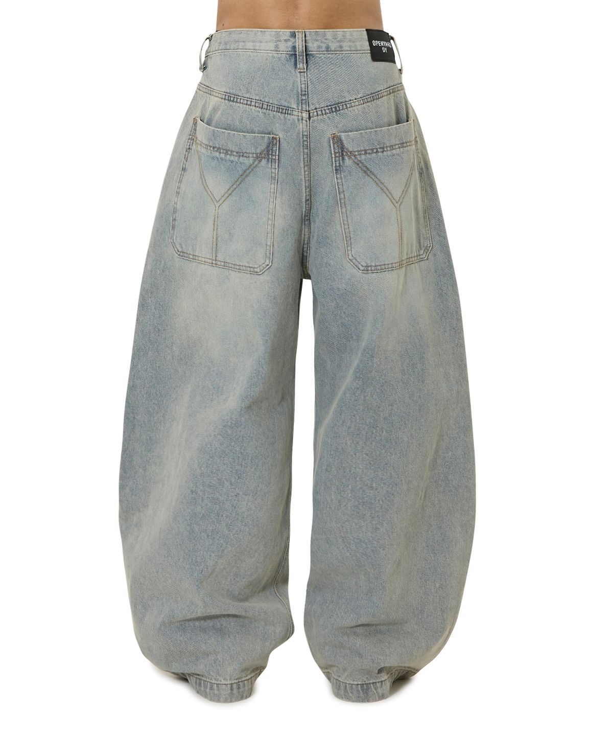 오픈야드(오와이)(OPENYARD(OY)) WIDE VOLUME PANTS - LIGHT BLUE