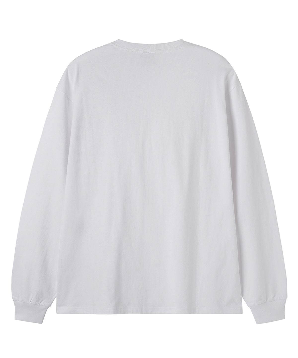 오픈야드(오와이)(OPENYARD(OY)) BOLD PATCH L/S TEE - WHITE