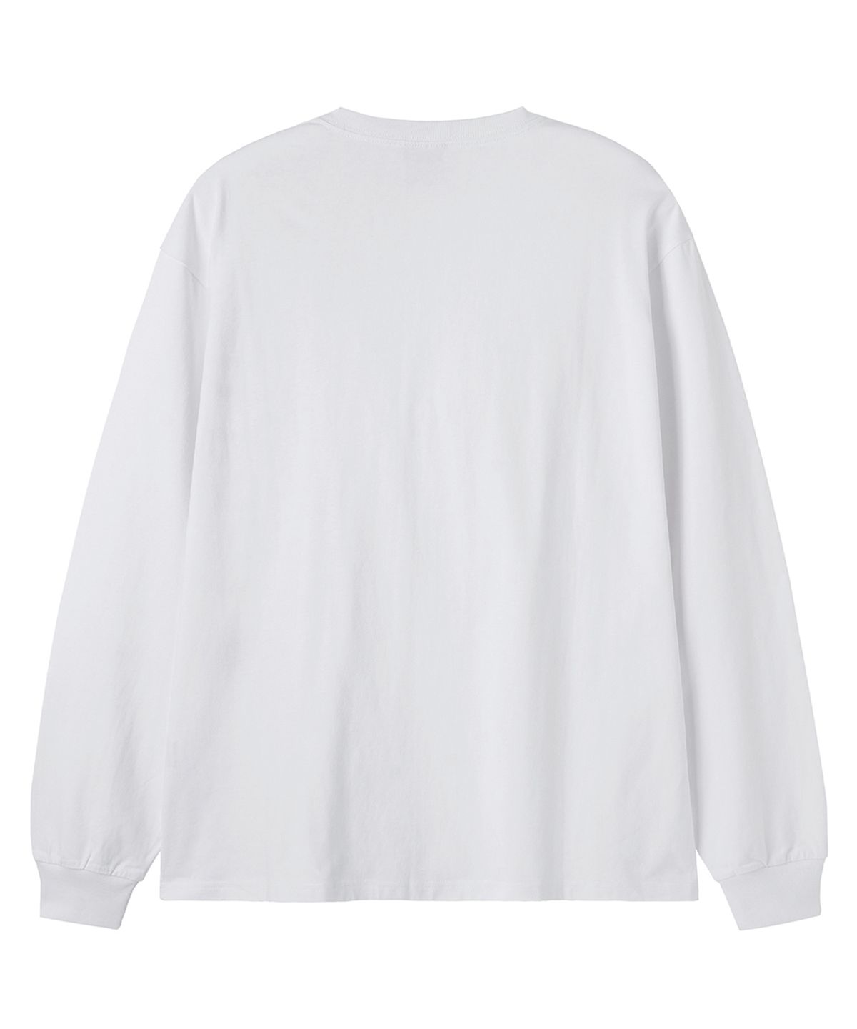 오픈야드(오와이)(OPENYARD(OY)) BOLD PATCH L/S TEE - WHITE