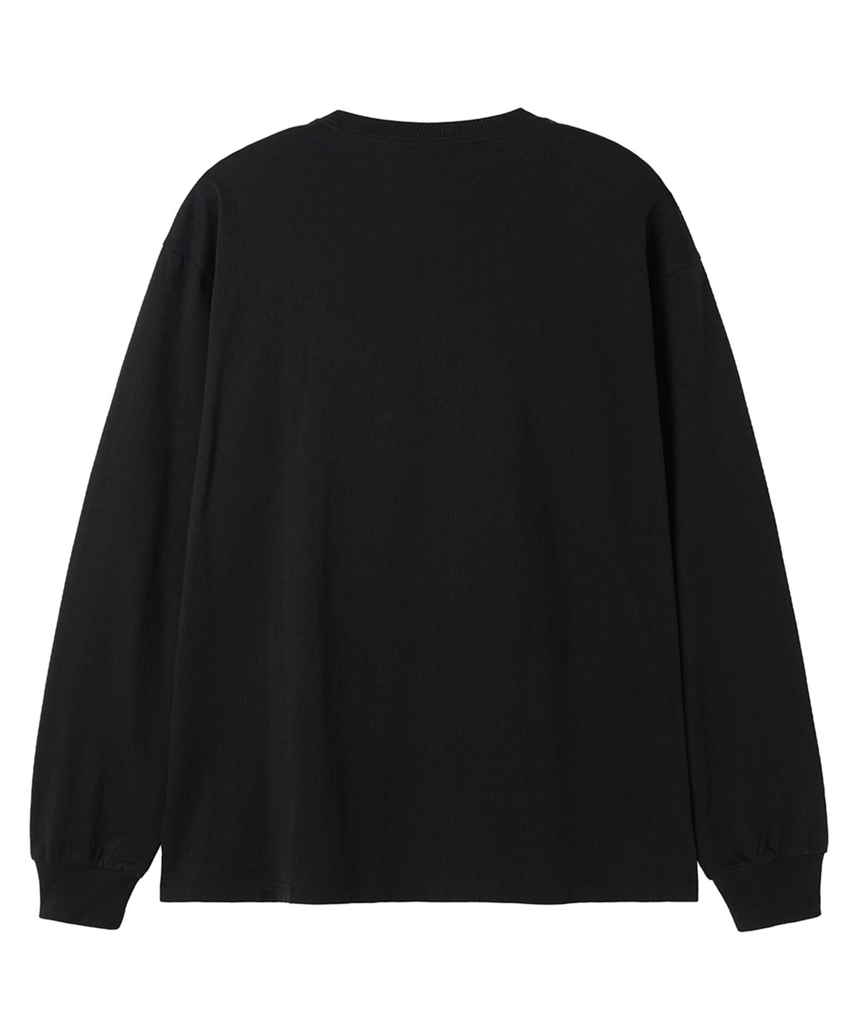 오픈야드(오와이)(OPENYARD(OY)) BOLD PATCH L/S TEE - BLACK