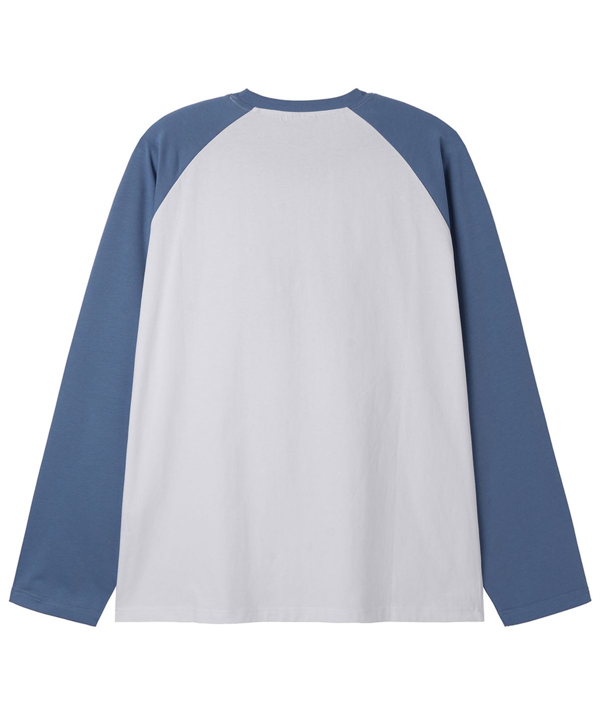 오픈야드(오와이)(OPENYARD(OY)) OVAL LOGO RAGLAN L/S TEE - BLUE