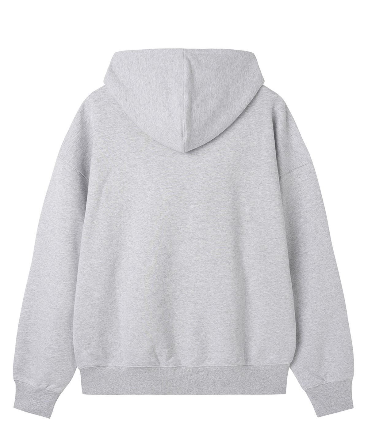 오와이(OY) HEART TAG HOODIE - MID MELANGE