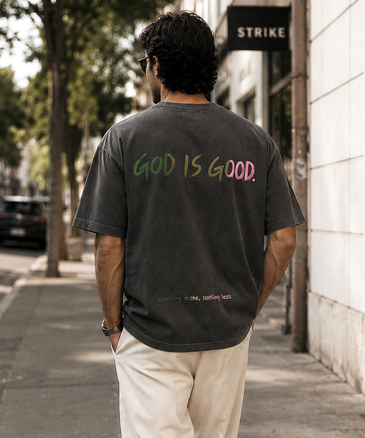 스트라이크(STRIKE) Just Drop Gradation Tee (CHARCOAL)