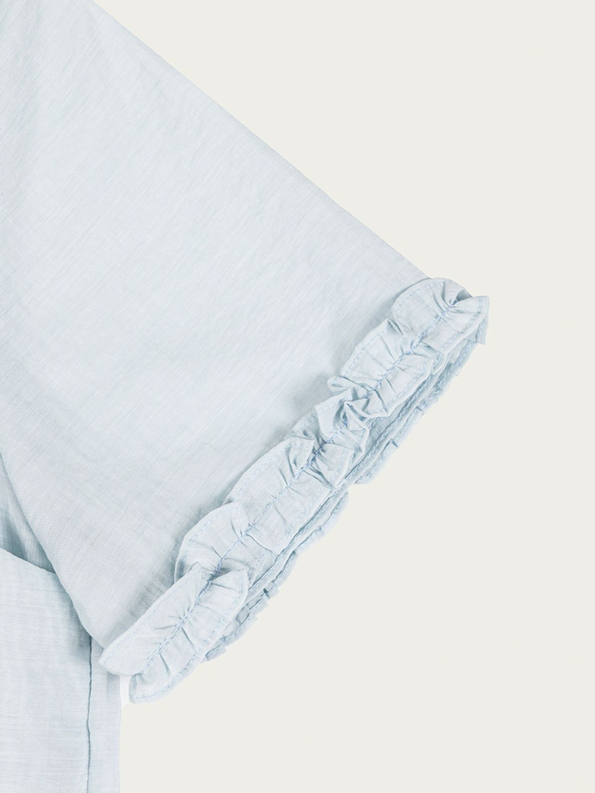사사에오르빗(SASAEORBIT) Reve Bustier Blouse Sky Blue