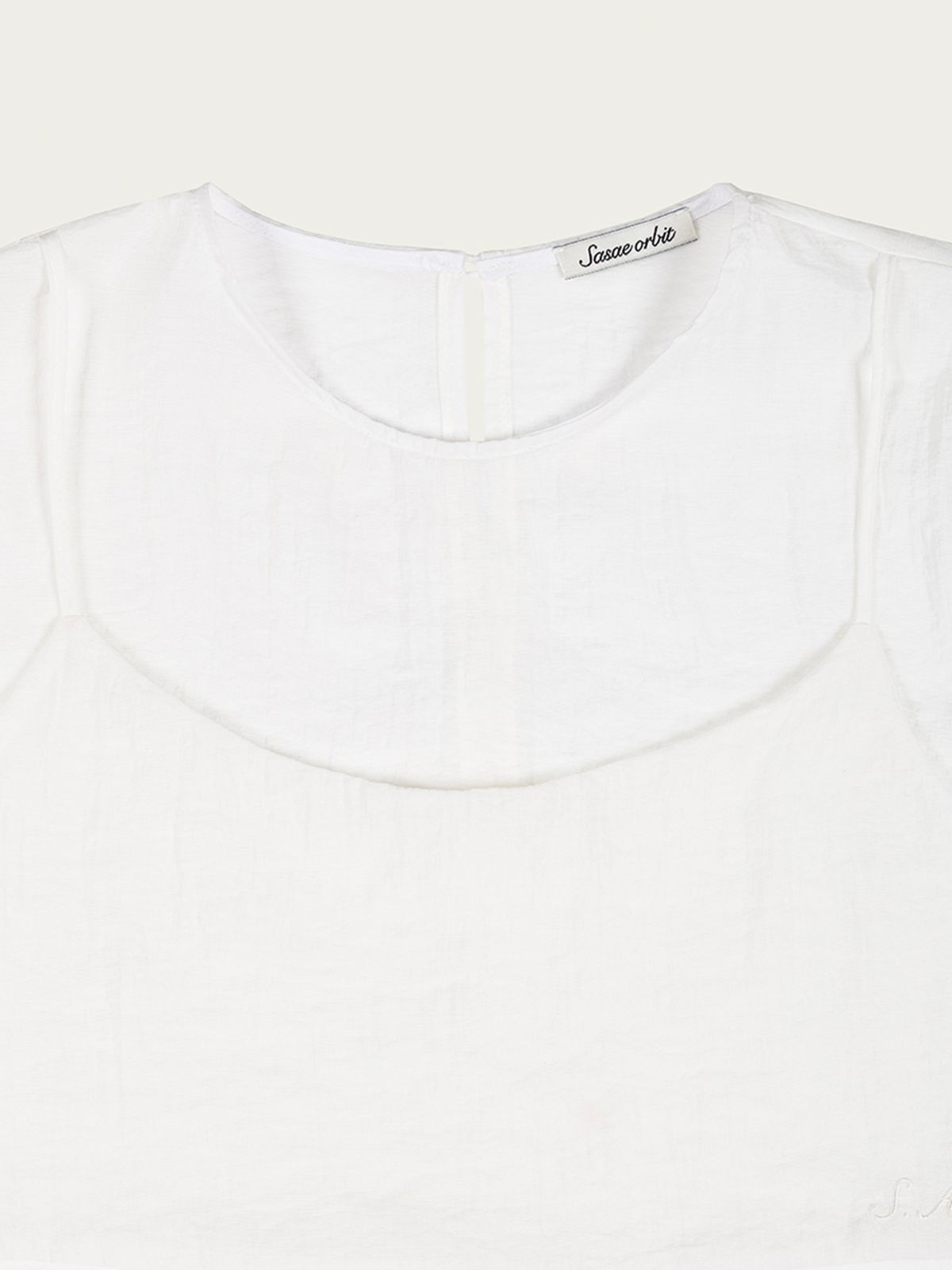 사사에오르빗(SASAEORBIT) Reve Bustier Blouse White