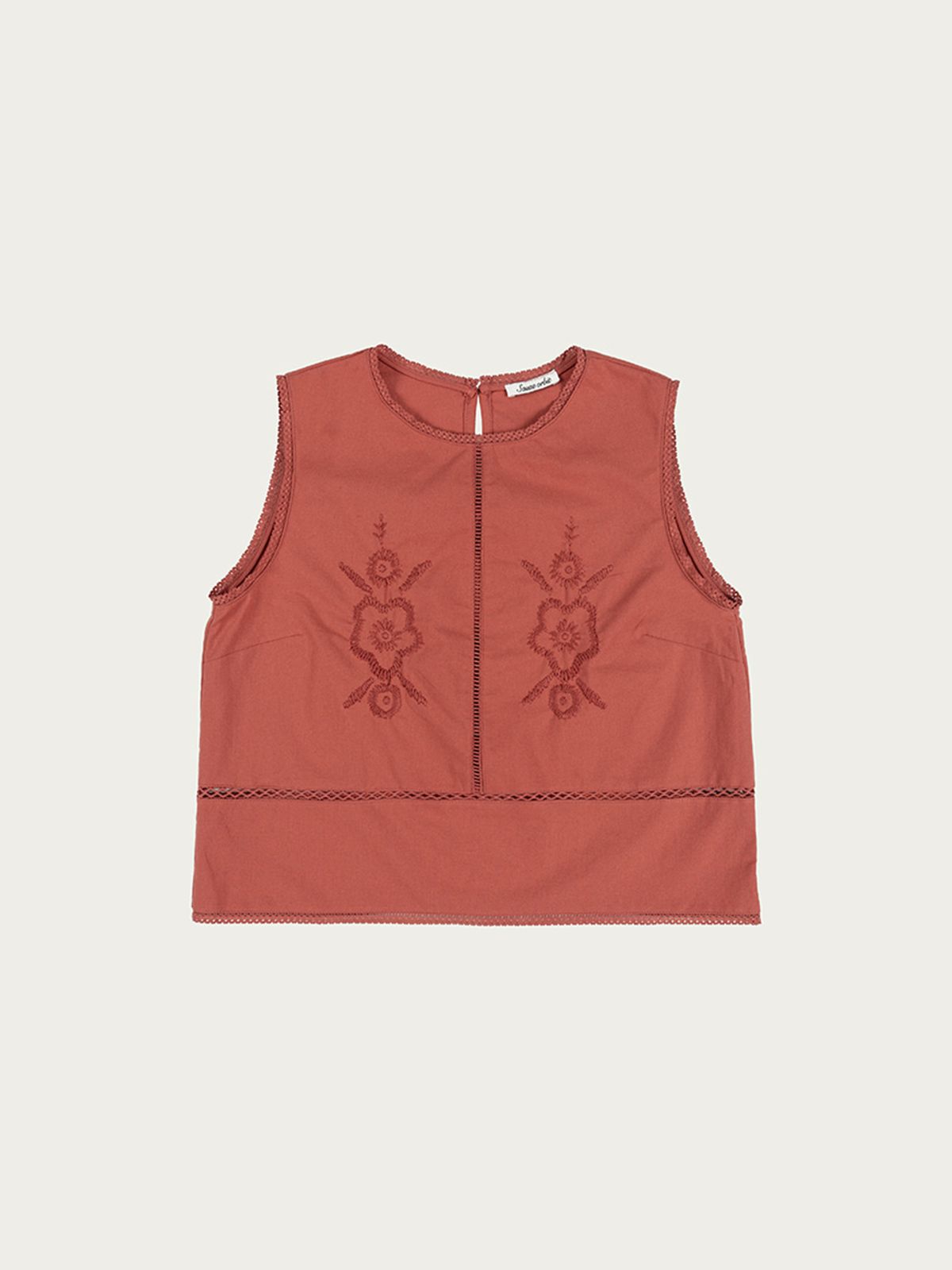 사사에오르빗(SASAEORBIT) Cecil Blouse Red