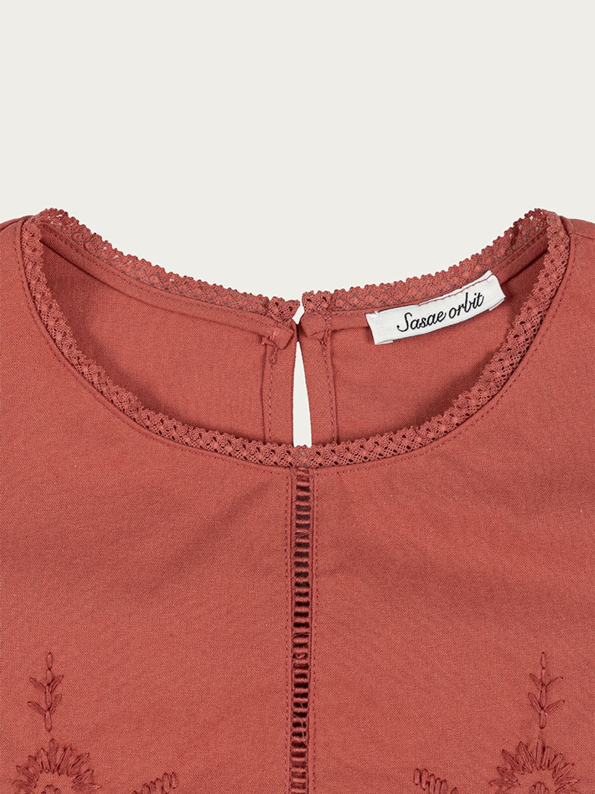 사사에오르빗(SASAEORBIT) Cecil Blouse Red