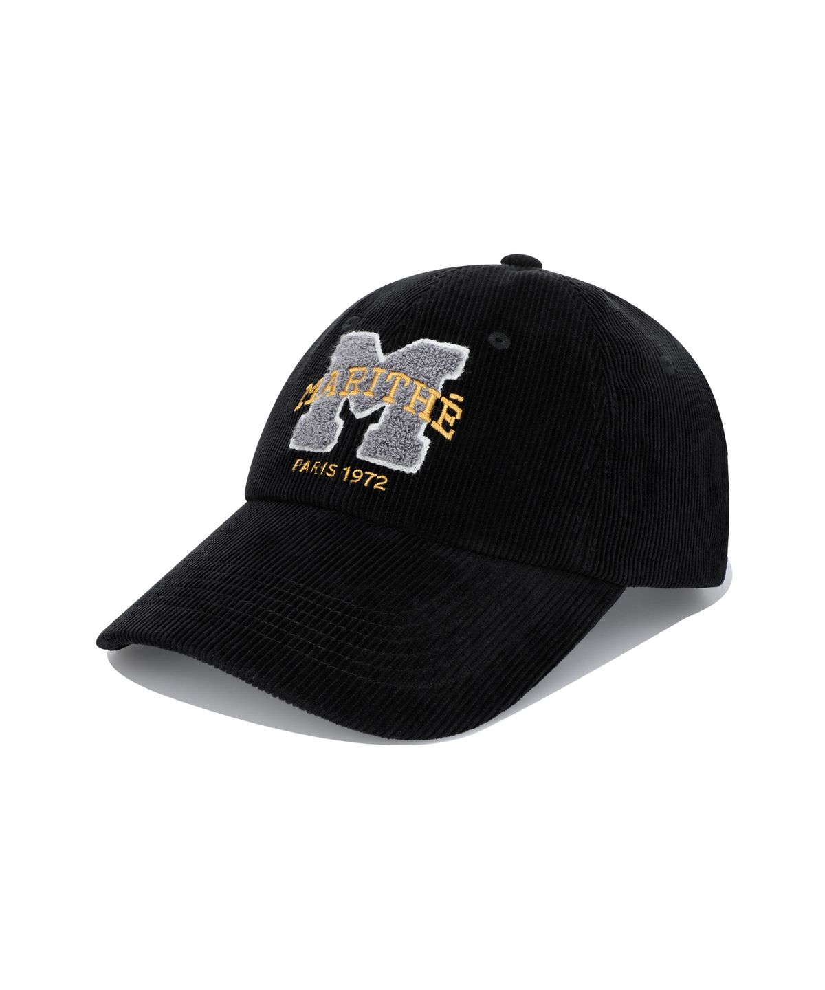 마리떼 프랑소와 저버(MARITHÉ + FRANҪOIS GIRBAUD) M LOGO CORDUROY COVERED CAP black