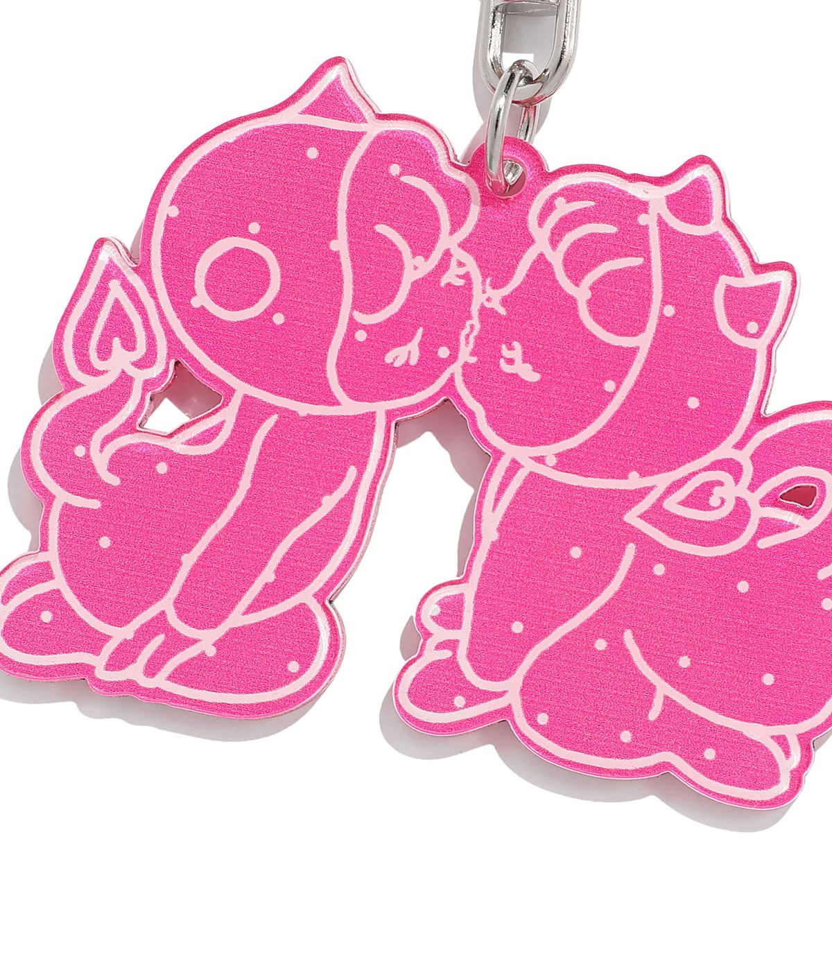 나이스고스트클럽(NICEGHOSTCLUB) DEVIL DOT ACRYLIC KEYCHAIN_PINK(NG2FFUAB70A)